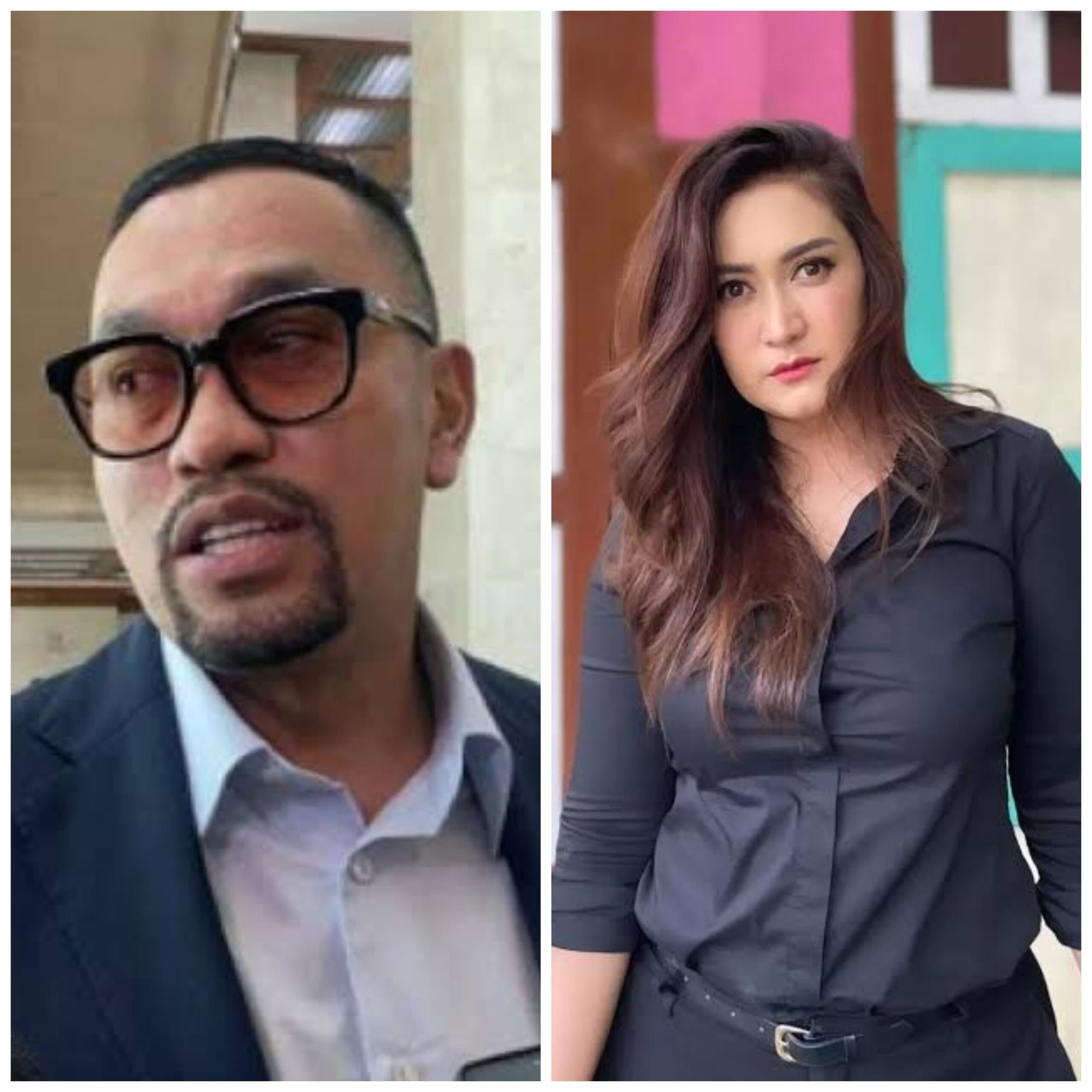 (Foto:, Ahmad Sahroni (kiri) dan Nafa Urbach (kanan) dua kader Nasdem yang telah diberhentikan/doc)