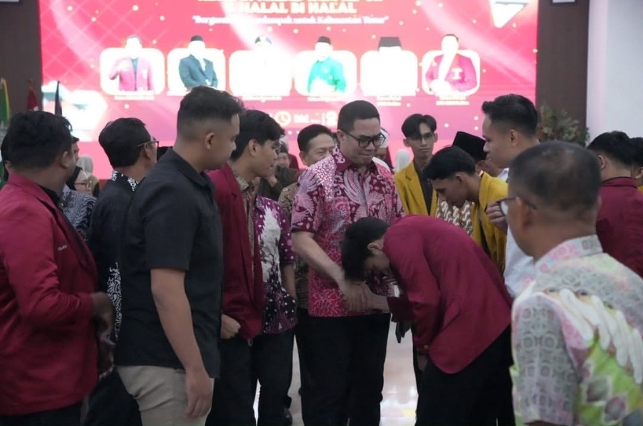 (Foto: Walikota Samarinda, Andi Harun saat hadir dalam acara Milad ke-62 IMM di kampus UMKT/doc)