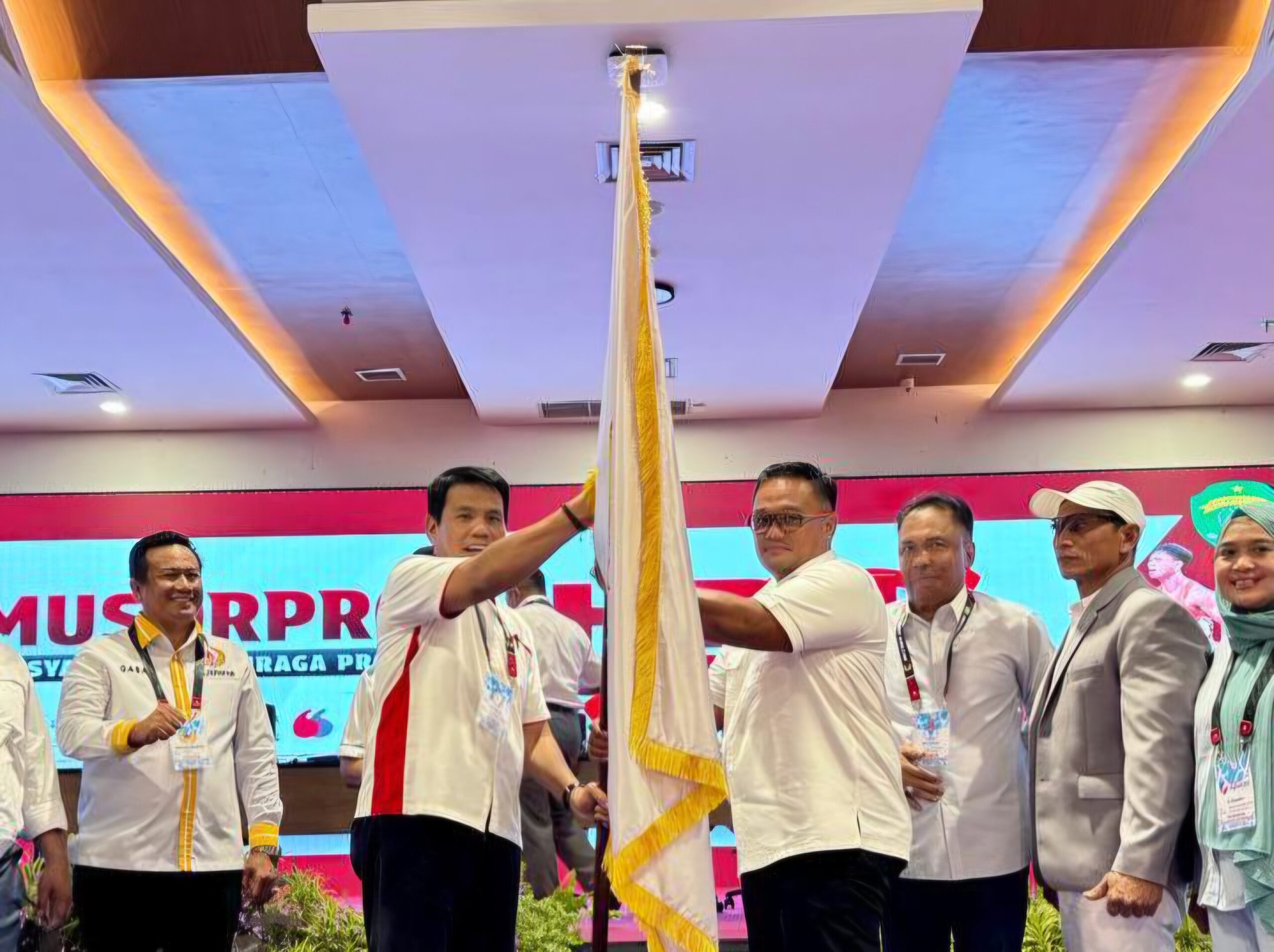 (Foto: Anderiy Syachrum saat ditetapkan menjadi Ketua KONI Kaltim periode 2026-2030 dalam Musroprov KONI Kaltim/doc)