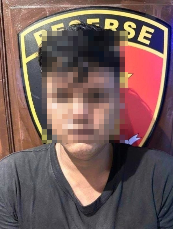 (Foto: pelaku pembacacokan berinisial SPM yang kini telah diamankan oleh pihak kepolisian/doc)