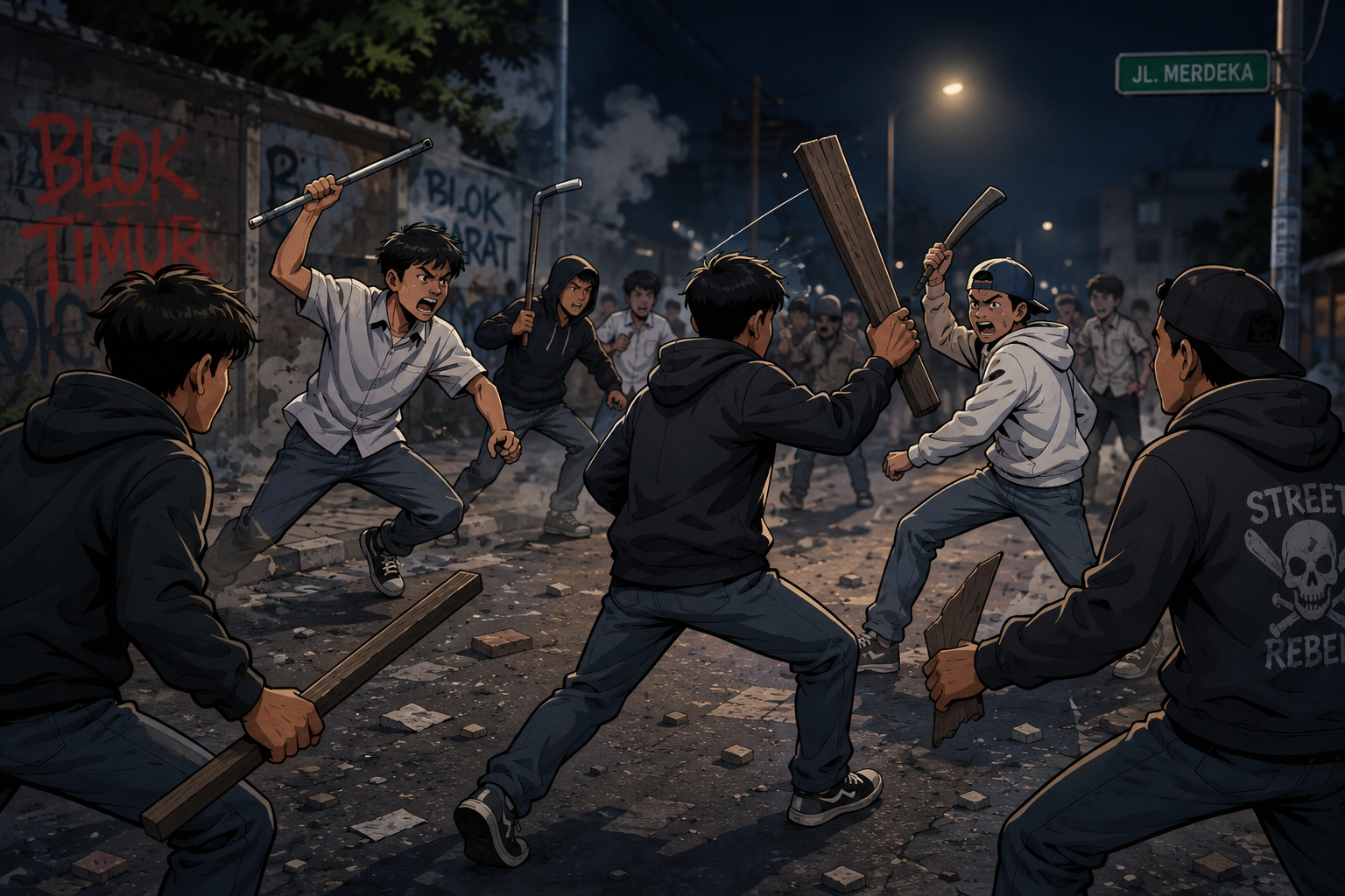 (Foto: Illustrai tawuran antar pelajar/doc)